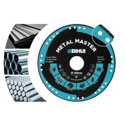 Диск алмазний BIHUI METAL MASTER 125x1,4x22,23 мм (DSBC125)